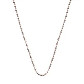 Emozioni Silver and Rose Gold Plated Bead Chain