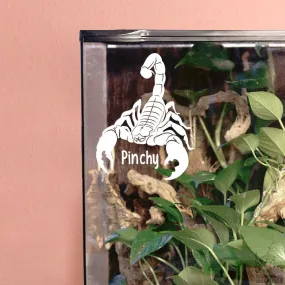 Emperor Scorpion Decal, Waterproof Vinyl Decal, Cute Reptile Gift