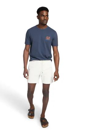 Essential Italian Knit Cord Short 6" - Stone