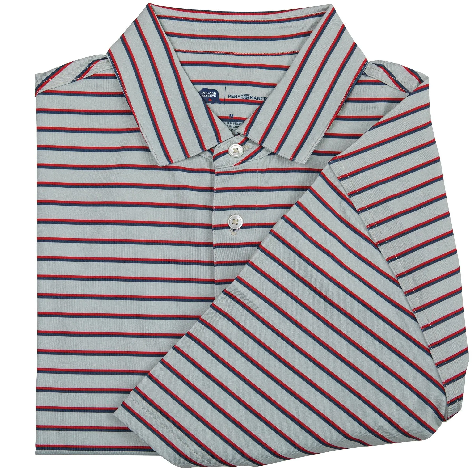 Fairway Stripe Performance Polo