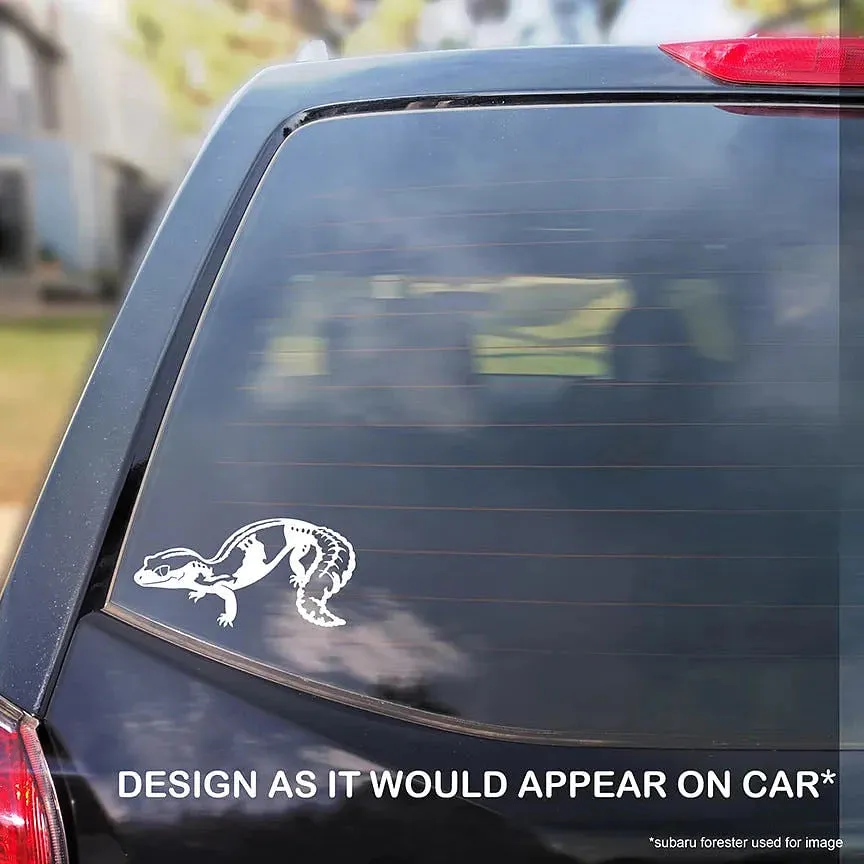 Fat Tail Gecko Decal, Waterproof Vinyl Decal, Cute Reptile Gift