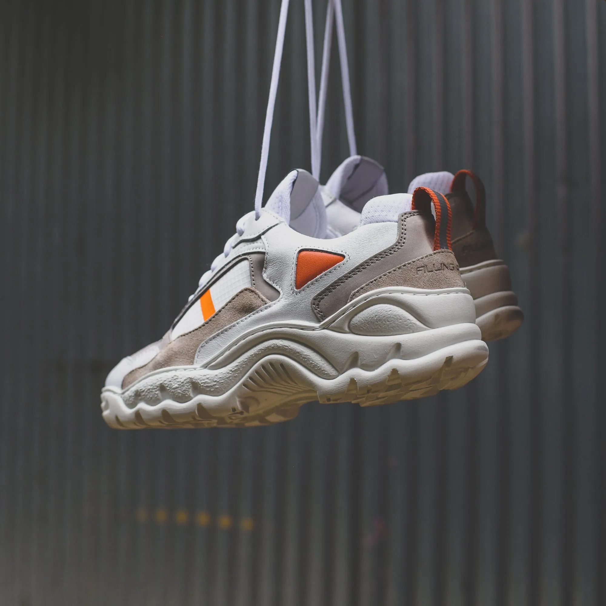 Filling Pieces Trimix Orange - White / Grey