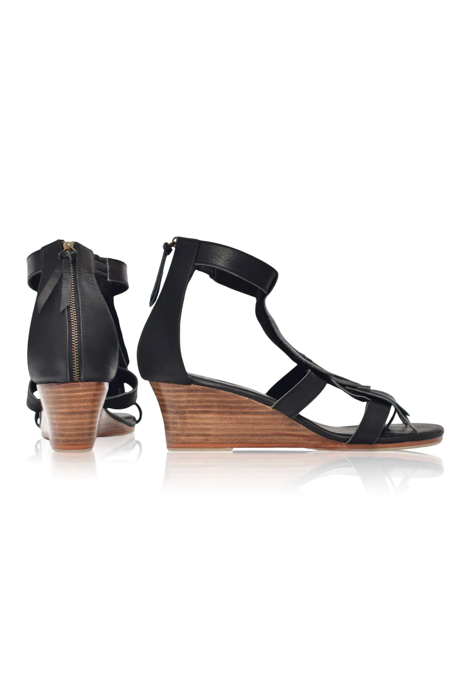 Fly Away Fringe Sandals (Sz. 11)