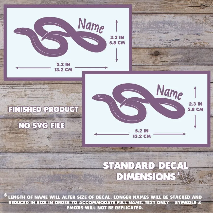 Glass Lizard Decal, Waterproof Vinyl Decal, Cute Reptile Gift
