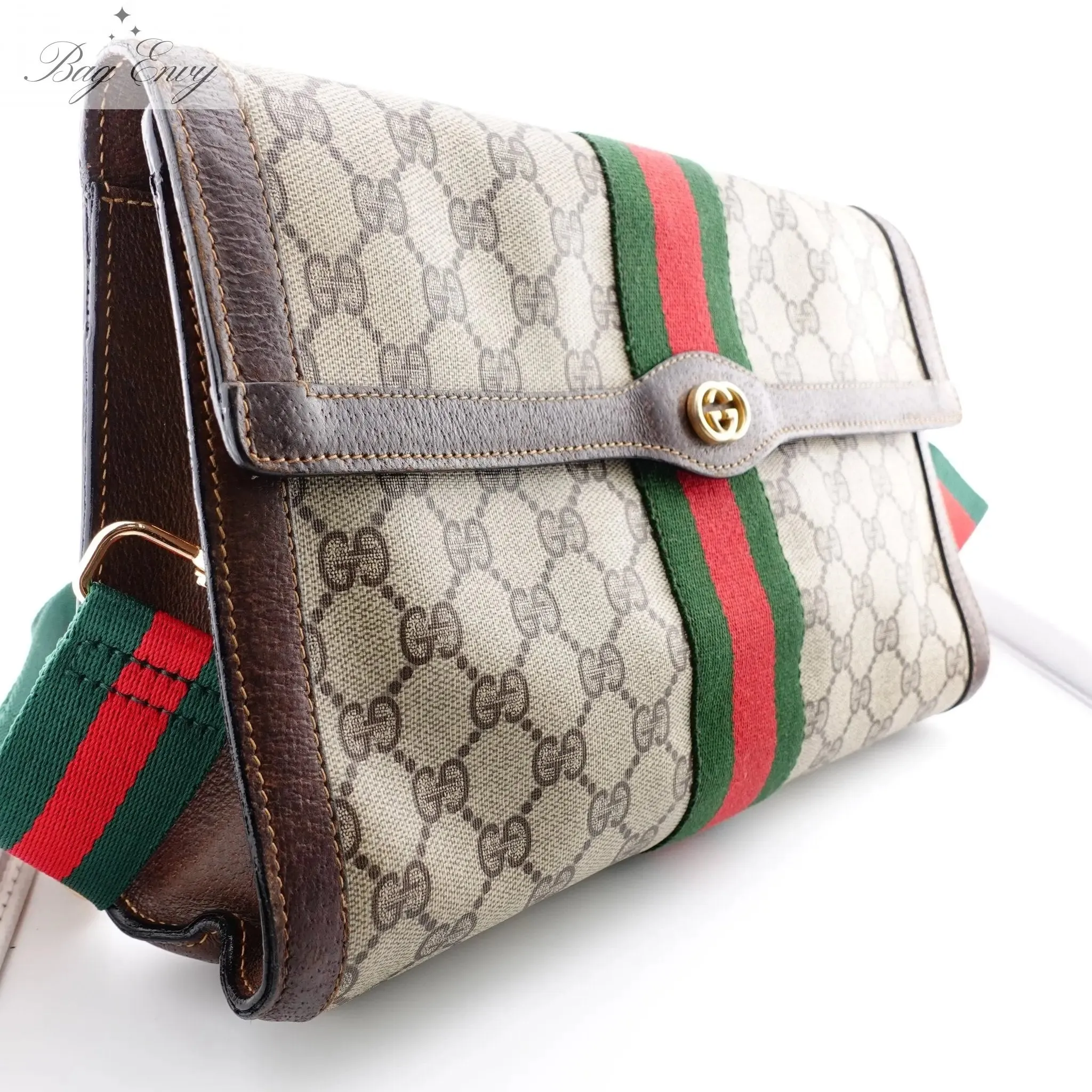 GUCCI Large Ophidia Clutch with Unbranded Strap