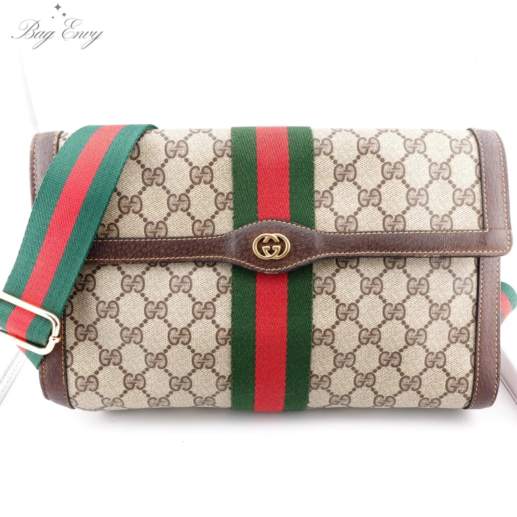 GUCCI Large Ophidia Clutch with Unbranded Strap