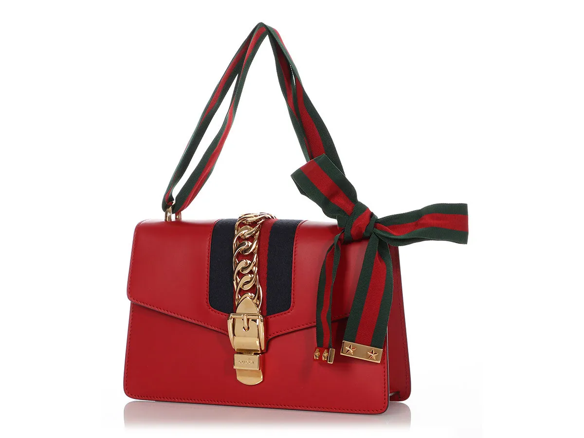 Gucci Medium Red Sylvie Bag