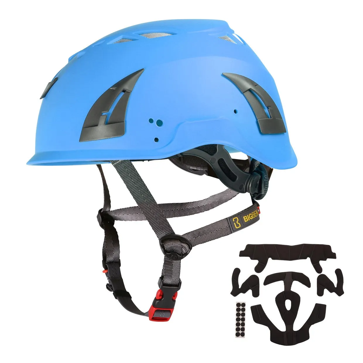 Helmet Kit 1 - BIGBEN® UltraLite Vented Safety Helmet & Spare Comfort Pads