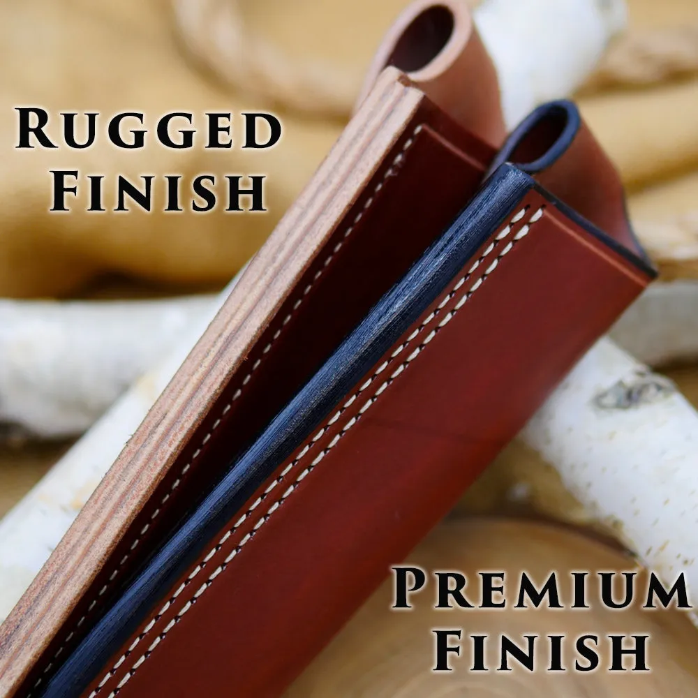 Huntsman S35VN: Ironwood, Brown Canvas & Orange G10