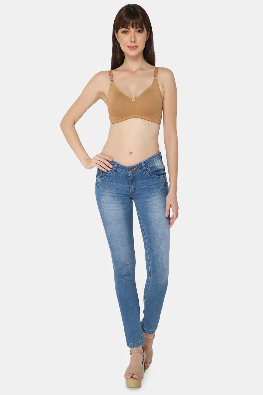 Intimacy Non-Padded T-shirt, Saree Bra -  ES02 - Prime Shade
