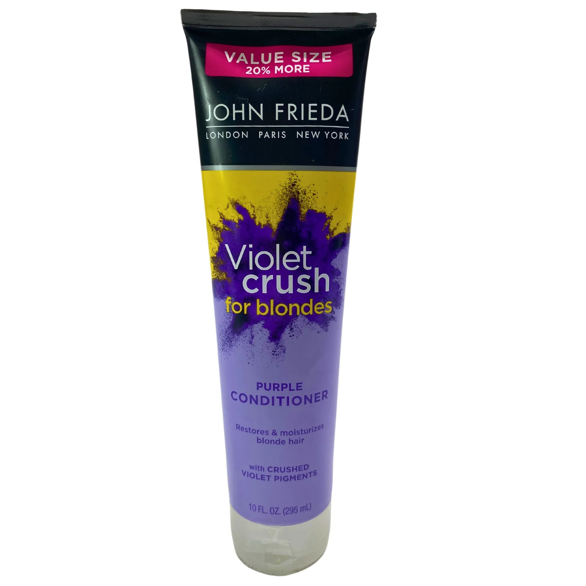 John Frieda Violet Crush for Blondes Purple Conditioner Restores & Moisturizes 10 FL OZ (28 Pcs Lot)