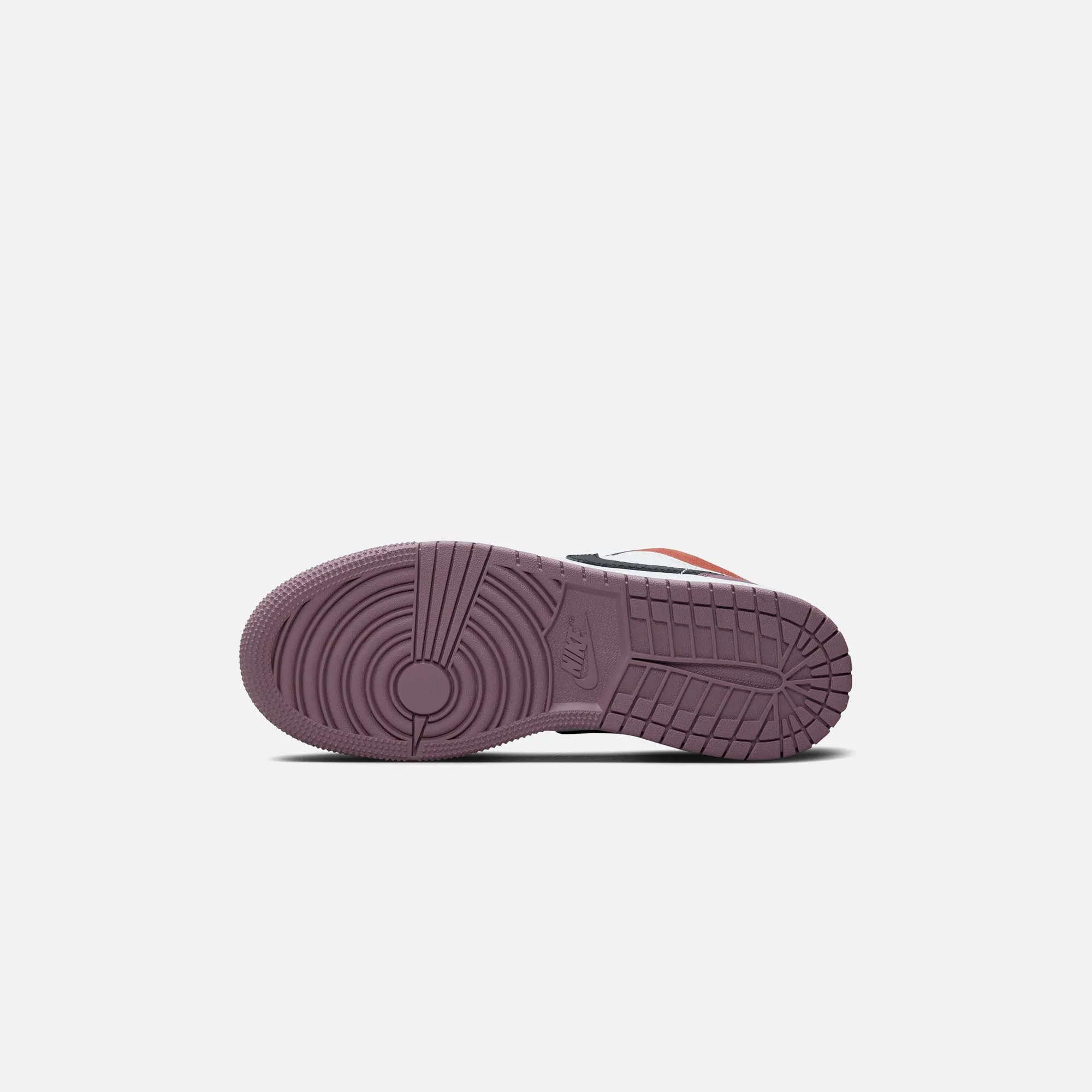 Jordan GS Air Jordan 1 Low Se - White / Black / Sky J / Orange