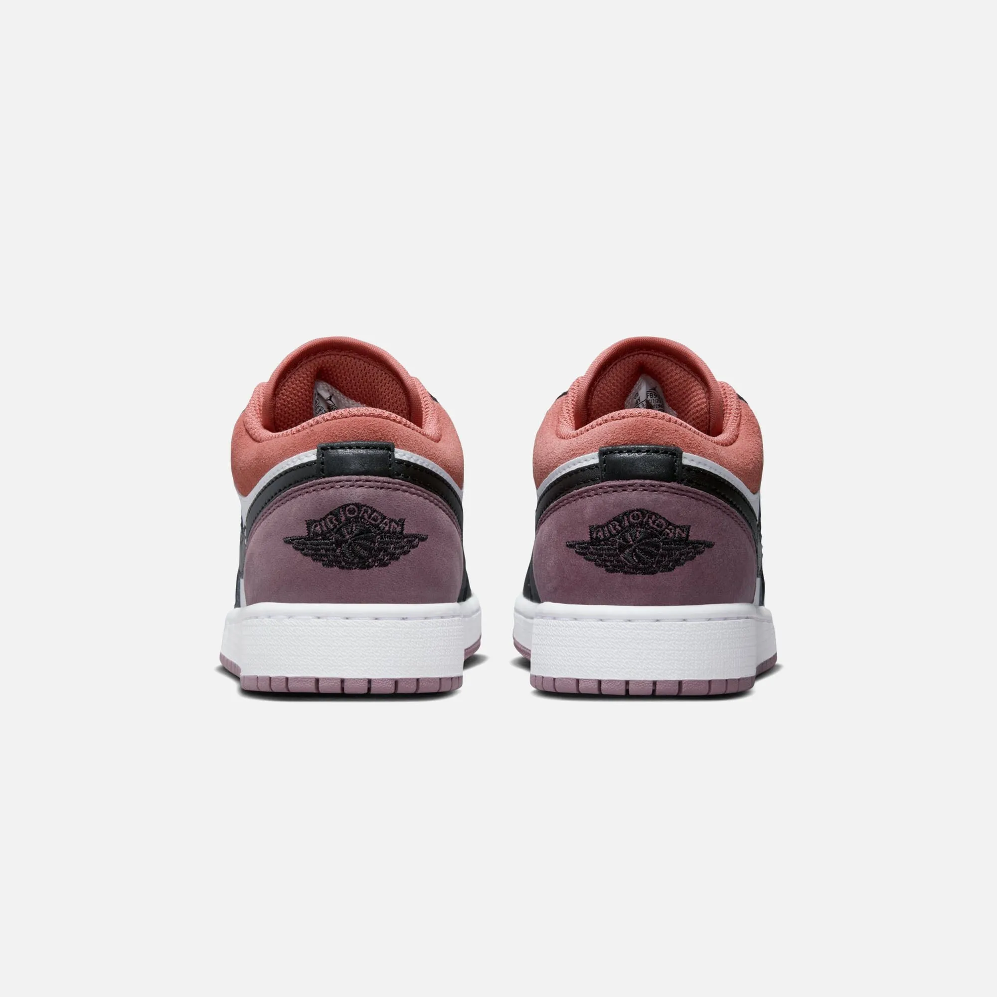 Jordan GS Air Jordan 1 Low Se - White / Black / Sky J / Orange
