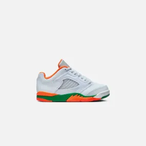 Jordan PS Air Jordan 5 Retro Low - Football Grey / Brilliant Orange