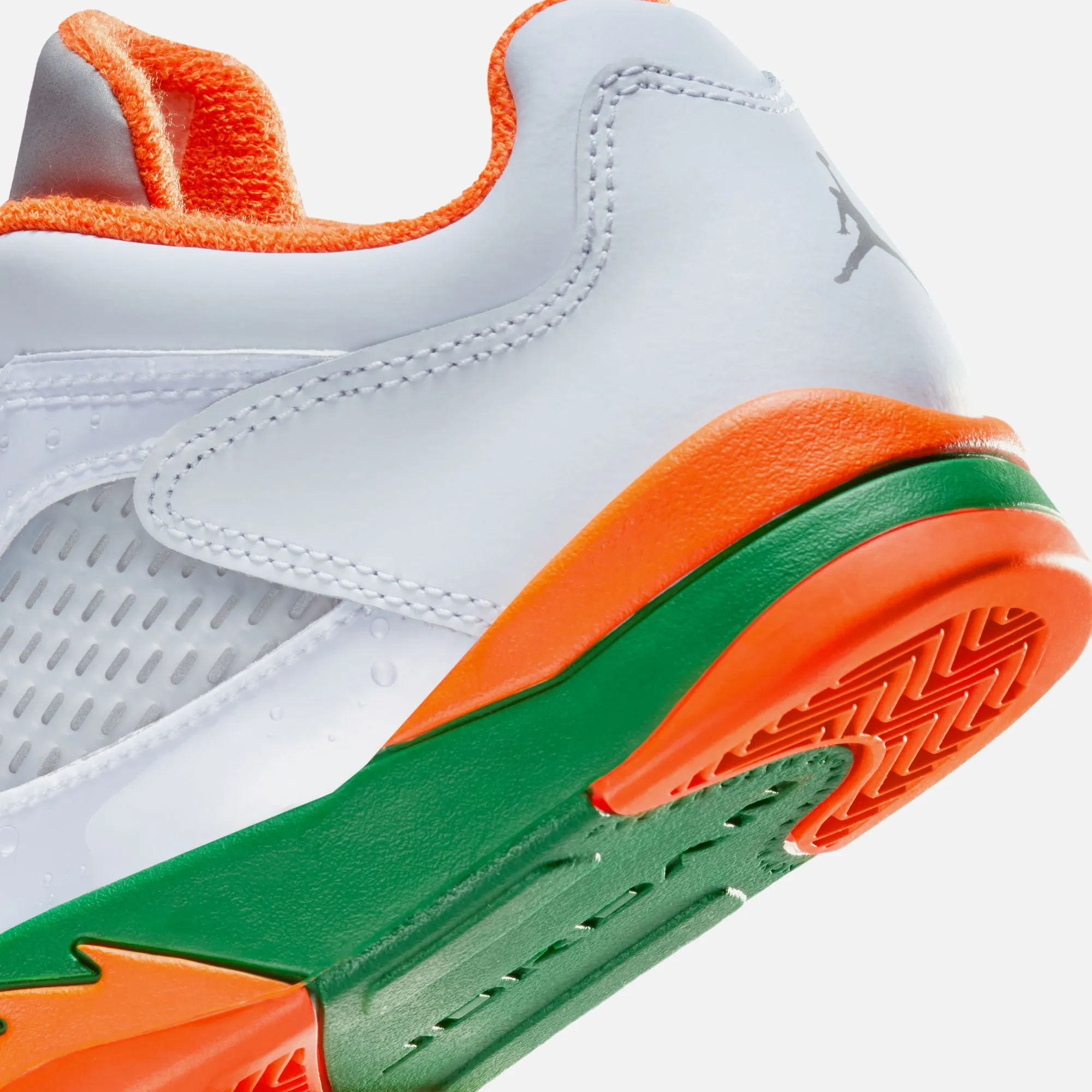 Jordan PS Air Jordan 5 Retro Low - Football Grey / Brilliant Orange