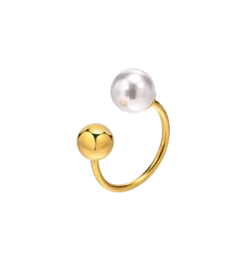 Pearl Open Ring