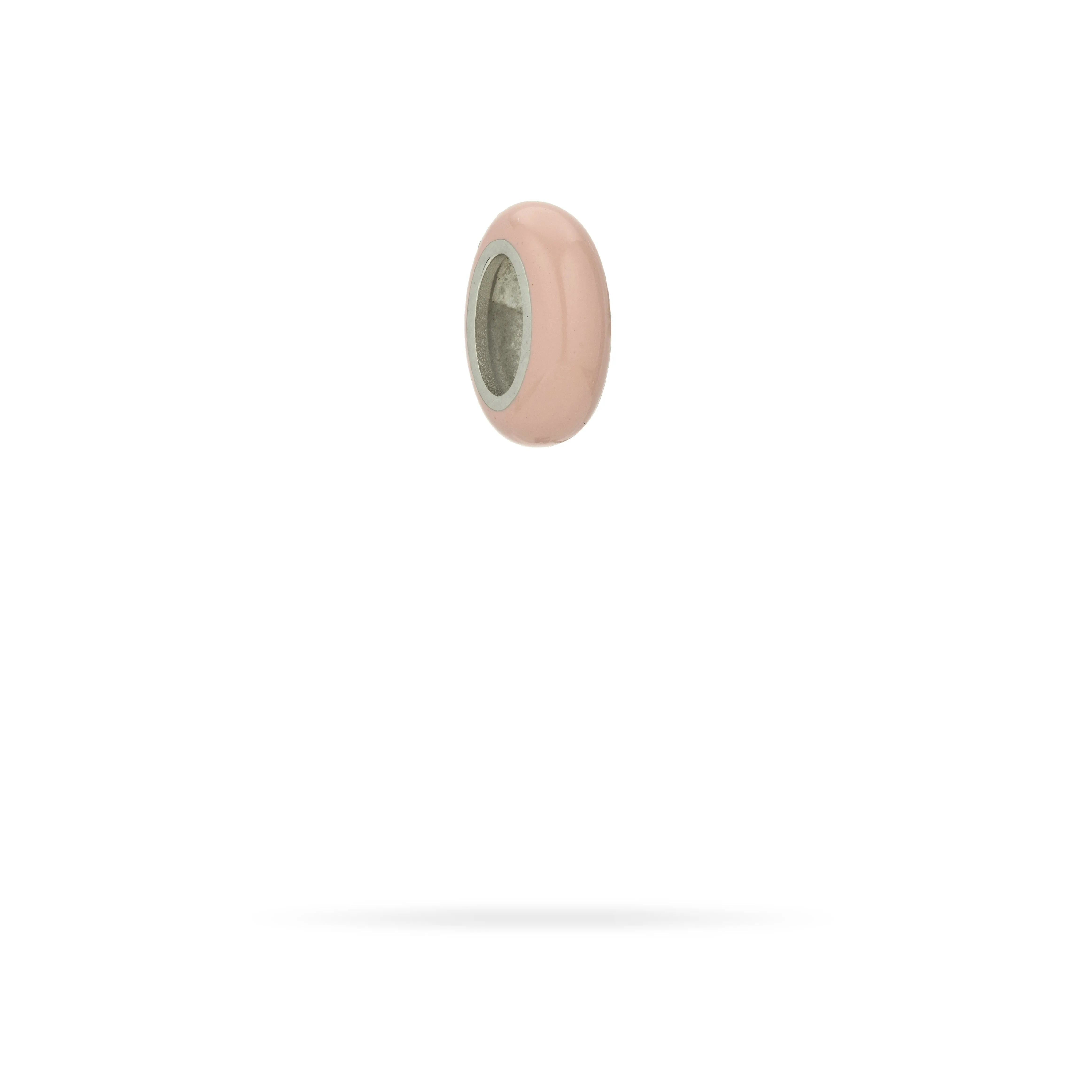 Pink Enamel Big Bead