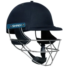 Shrey Cricket Helmet, Masterclass Match-2.0, Steel Grill - Navy Blue