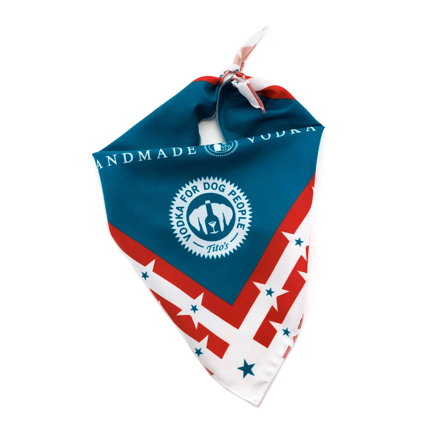 Tito's Stars, Stripes, and Sniffs Bandana