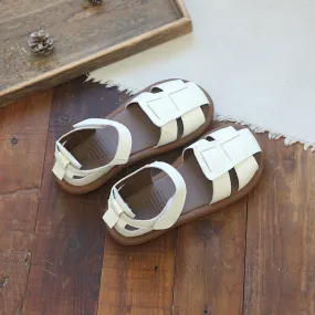 Women Summer Casual Leather Soft Sandals