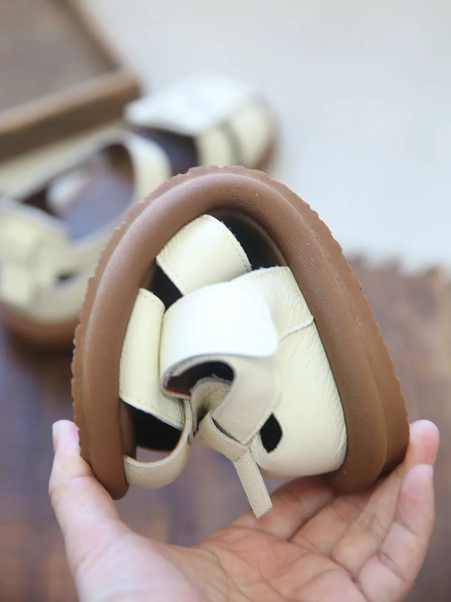 Women Summer Casual Leather Soft Sandals