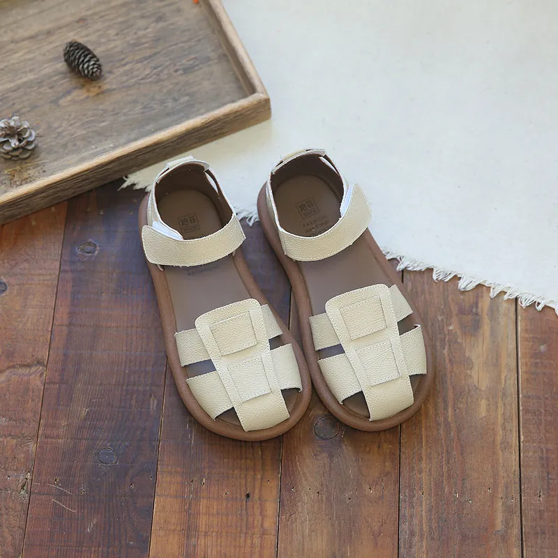 Women Summer Casual Leather Soft Sandals